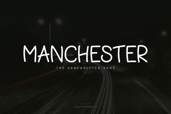Manchester Font Poster 1