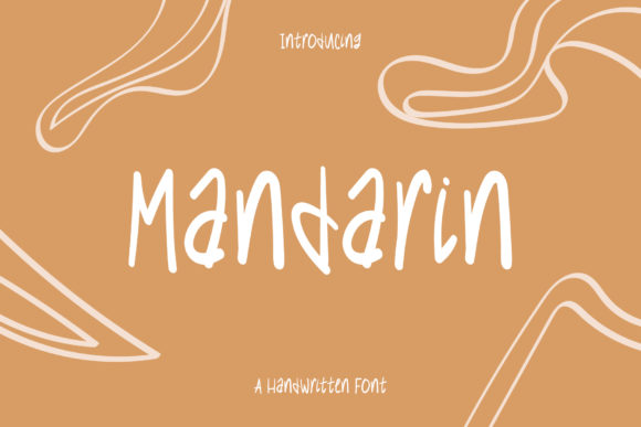 Mandarin Font Poster 1