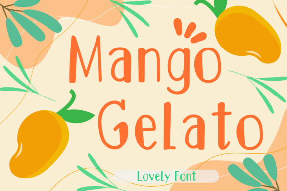 Mango Gelato Font Poster 1