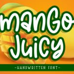 Mango Juicy Font Poster 1