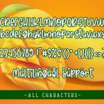 Mango Juicy Font Poster 7