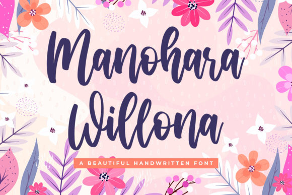 Manohara Willona Font Poster 1