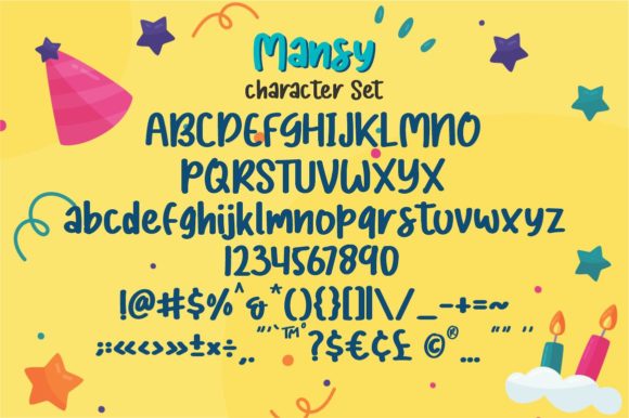 Mansy Font Poster 7