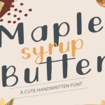 Maple Butter Font Poster 1