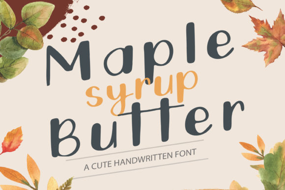Maple Butter Font Poster 1