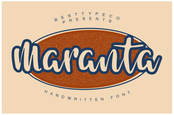 Maranta Font Poster 1