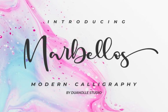 Marbellos Font Poster 1