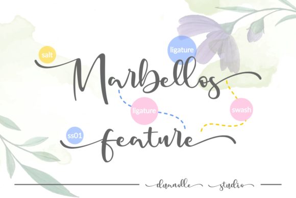 Marbellos Font Poster 9