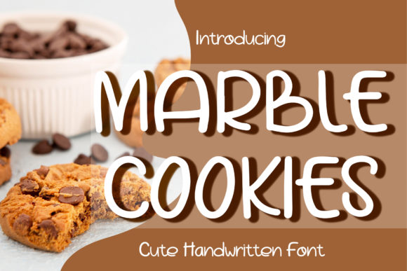 Marble Cookies Font Poster 1