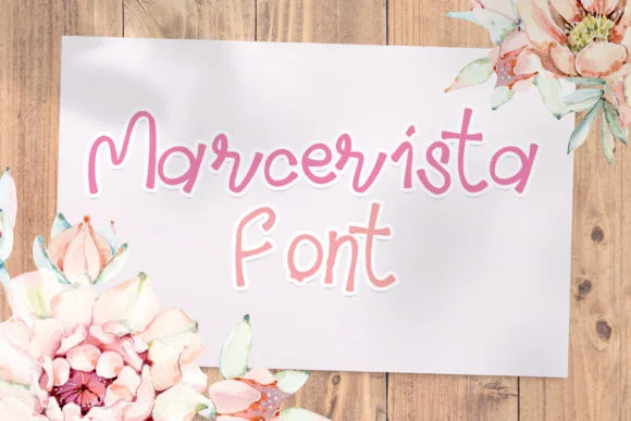 Marcerista Font Marcerista Font Poster 1