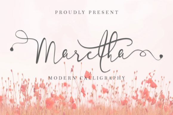 Maretha Font Poster 1