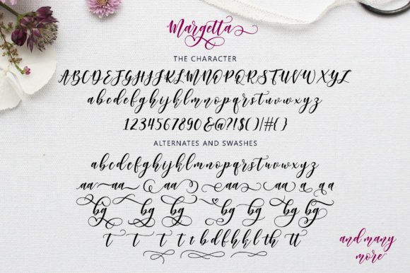 Margetta Font Poster 9
