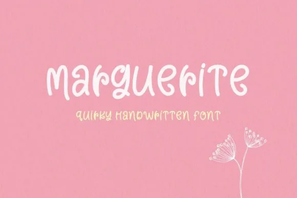 Marguerite Font Poster 1