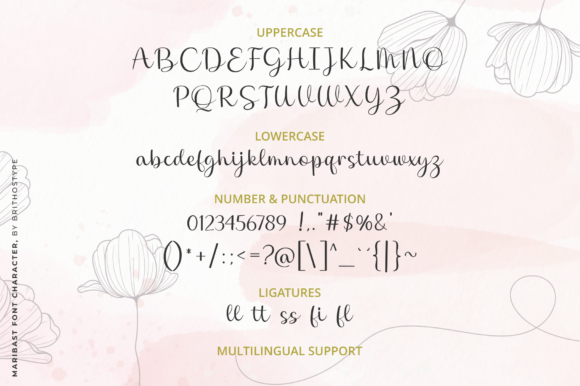 Maribast Font Poster 5