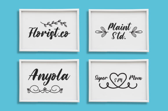 Marigold Font Poster 3