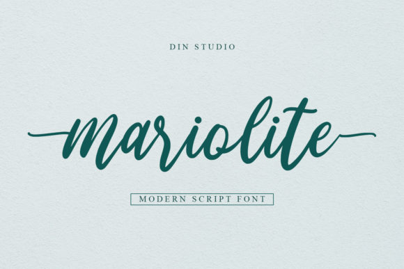 Mariolite Font Poster 1