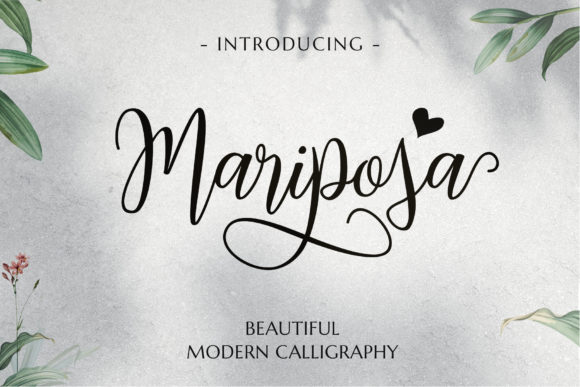 Mariposa Font Poster 1