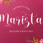 Marizta Font Poster 1