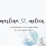 Marlina Melvin Font Poster 1