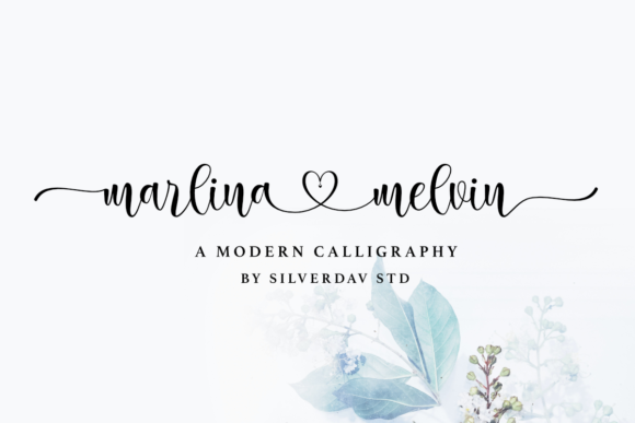 Marlina Melvin Font Poster 1