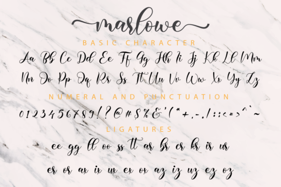 Marlowe Font Poster 11