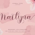 Marlyna Font Poster 1