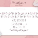 Marlyna Font Poster 10