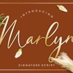 Marlyne Font Poster 1