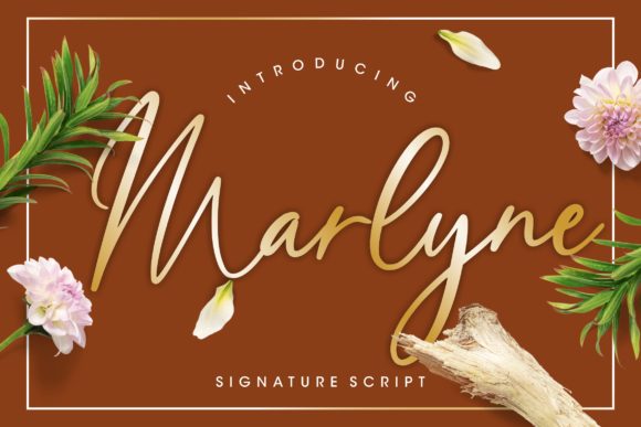 Marlyne Font Poster 1