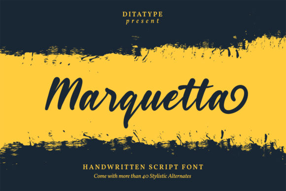 Marquetta Font Poster 1