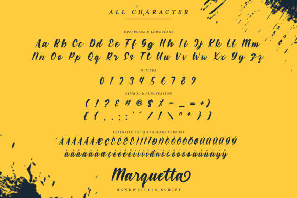 Marquetta Font Poster 2