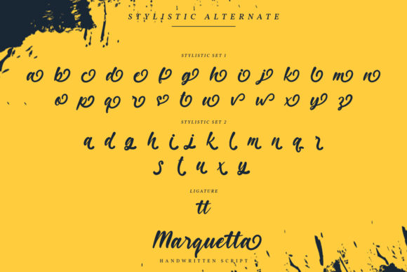 Marquetta Font Poster 3