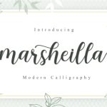 Marsheilla Font Poster 1