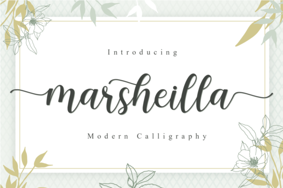 Marsheilla Font Poster 1