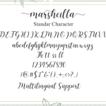 Marsheilla Font Poster 8