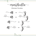 Marsheilla Font Poster 9