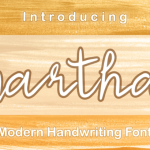 Martha Font Poster 1