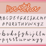 Martha Font Poster 3