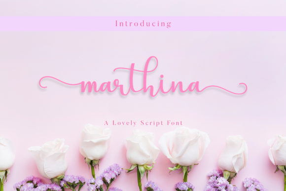 Marthina Font Poster 1