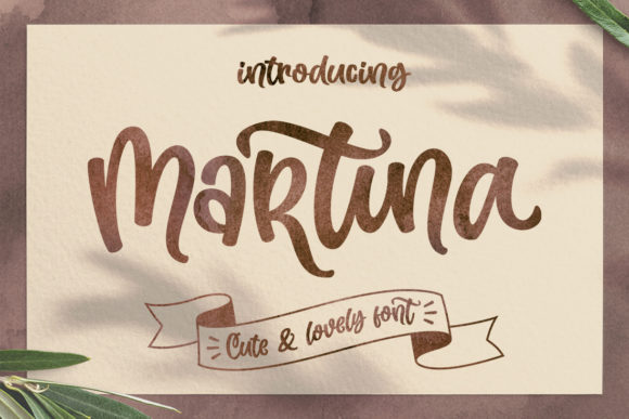 Martina Font Poster 2