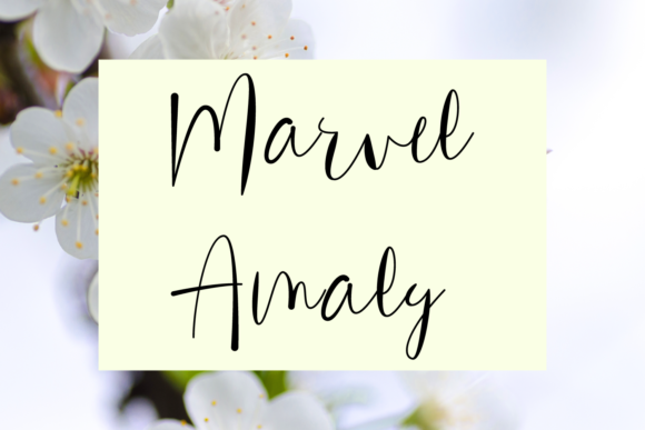 Marvel Amaly Font