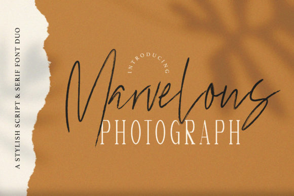 Marvelous Photograph Font Poster 1