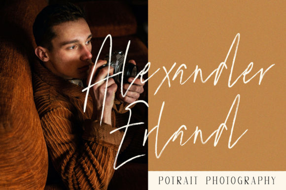 Marvelous Photograph Font Poster 3