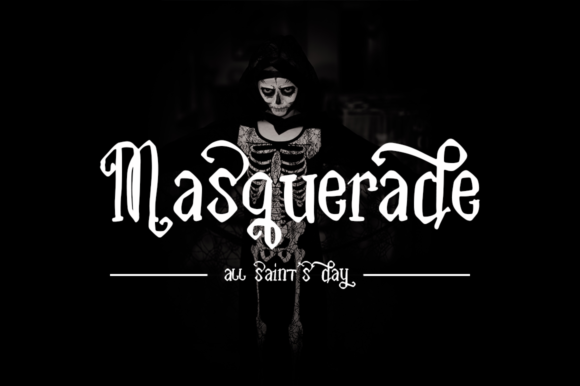 Masquerade Font Poster 1