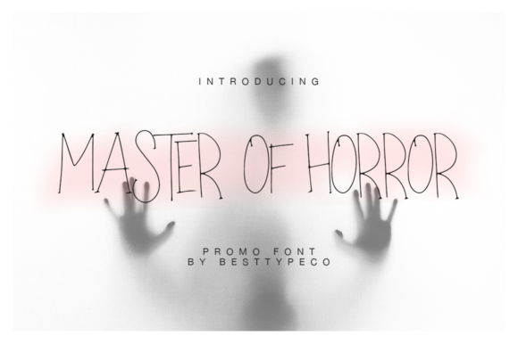 Master of Horror Font Poster 1
