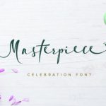 Masterpiece Font Poster 1