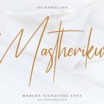 Mastherikur Font Poster 1