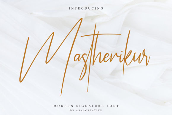 Mastherikur Font Poster 1