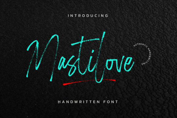 Mastilove Font Poster 1