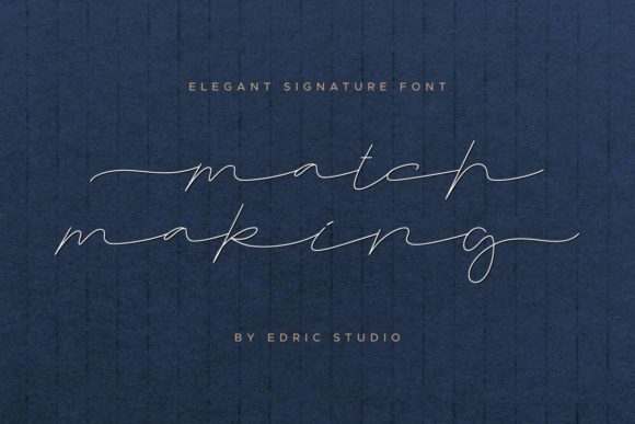 Matchmaking Font Poster 2